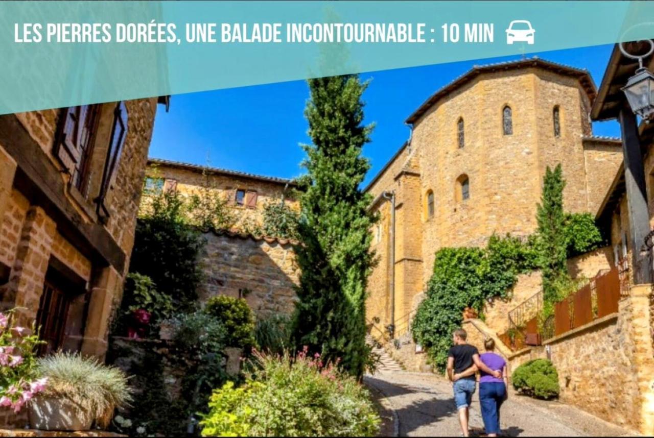 Ravissant Appartement T2 Proche Autoroute Et Centre-Ville Villefranche-sur-Saône Exteriör bild